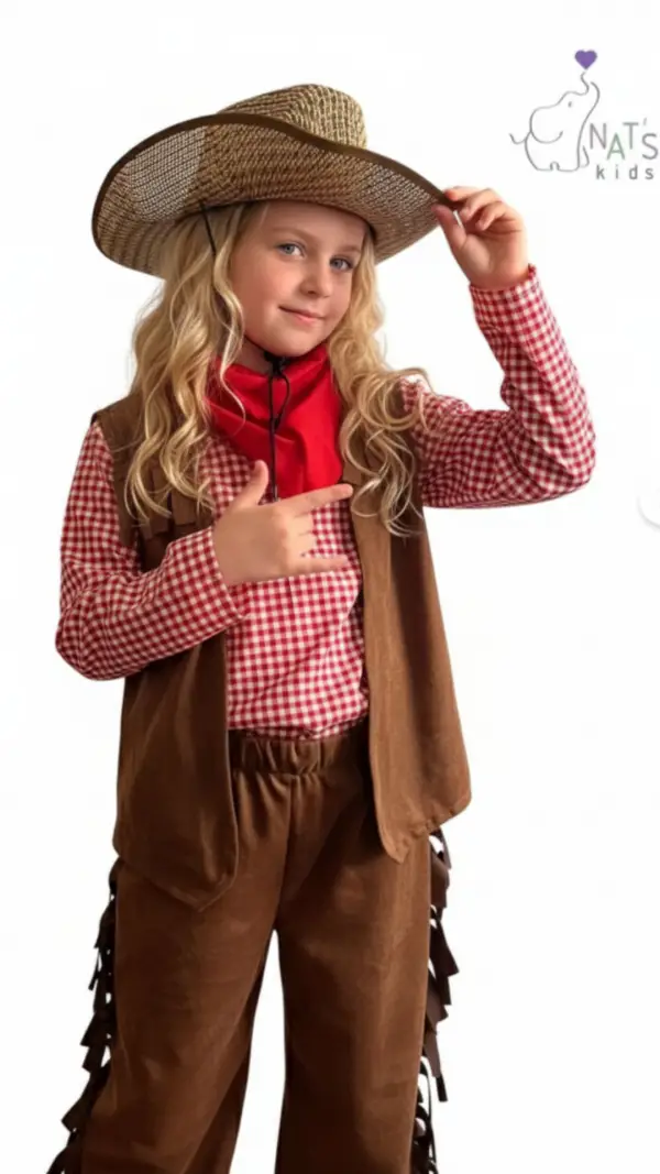Kız Çocuk Kovboy Kostüm