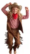Kız Çocuk Kovboy Kostüm