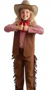 Kız Çocuk Kovboy Kostüm