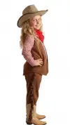 Kız Çocuk Kovboy Kostüm